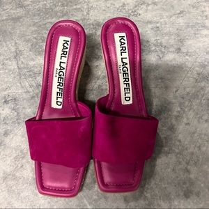 Karl Lagerfeld espadrilles wedges